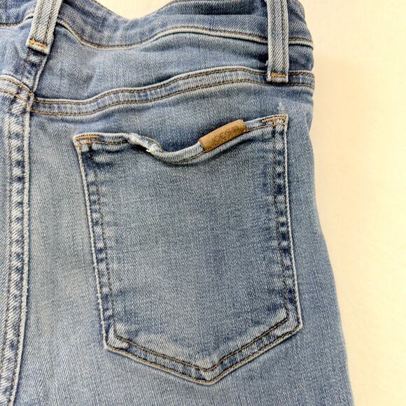 Joe's Jeans Women’s The Charlie High Rise Skinny Ankle Blue Denim Size 27 Fray - Picture 9 of 9